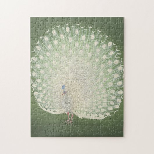 Japanse fijne kunst | Peacock Legpuzzel (Verticaal)