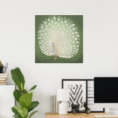 Japanse fijne kunst | Peacock Poster (Thuiskantoor)