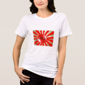 japanse flagbubble, we gaan! Tri-Blend shirt (Voorkant)