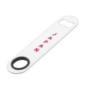 Japanse flessenopening voor vlaggensnelheid speed flessenopener (Achterkant Gekanteld)