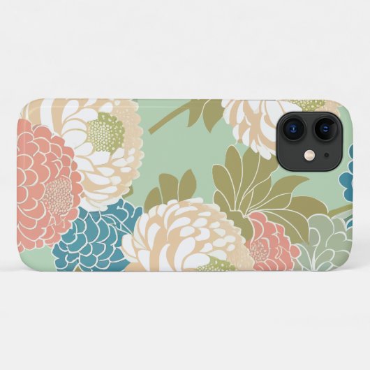 Japanse Floral Art Case-Mate iPhone Case (Achterkant (horizontaal))