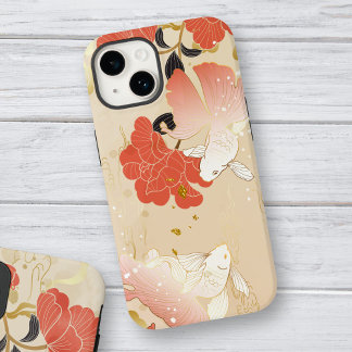 Japanse Floral iPhone 14 Hoesje