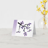 Japanse Floral Kaart (Gele Bloem)