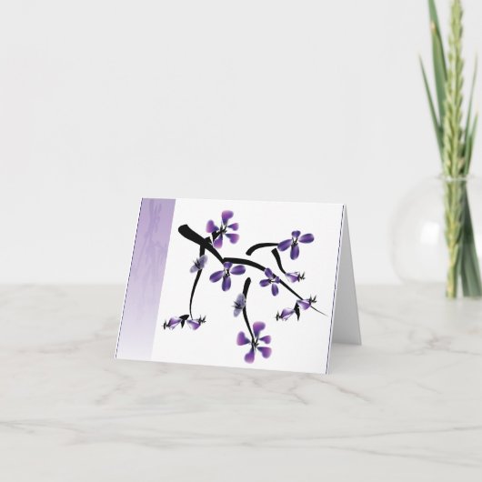 Japanse Floral Kaart (Voorkant)