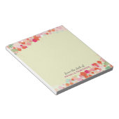  Japanse Floral Persoonlijke Desk Notitieblok (Schuin)