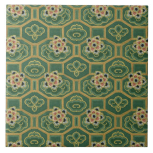  Japanse Floral Tegeltje