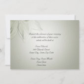 Japanse Flowers Wedding Uitnodiging (Achterkant)