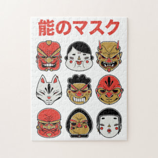 Japanse Folklore Demon en Kitsune Festive Legpuzzel