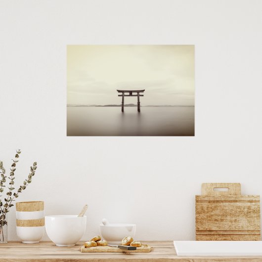 Japanse foto Torii Gate Poster (Keuken)