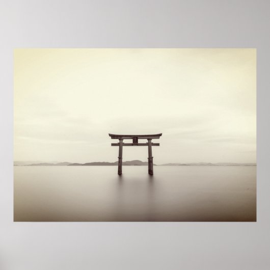 Japanse foto Torii Gate Poster (Voorkant)