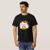 Japanse Fox Cute Anime Kawaii Kitsune Kami Inari T-shirt (Voorkant volledig)