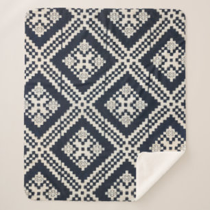 Japanse Futonji   Diamond X Geometry   Sherpa Deken