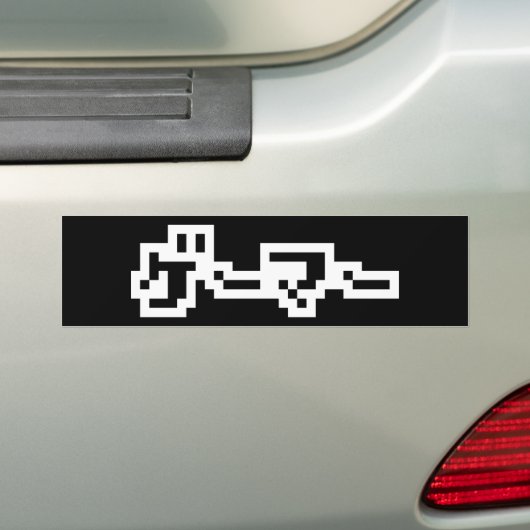 Japanse gamer ゲ マ Japan Language Nihongo Bumpersticker (Op auto)