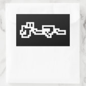 Japanse gamer ゲ マ Japan Language Nihongo Rechthoekige Sticker (Tas)
