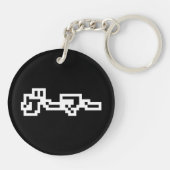 Japanse gamer ゲ マ Japan Language Nihongo Sleutelhanger (Achterkant)