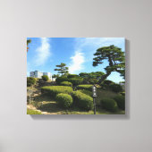 Japanse Garden Hill Canvas Afdruk (Voorkant)