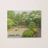 Japanse Garden Jigzaag Puzzle Legpuzzel (Horizontaal)