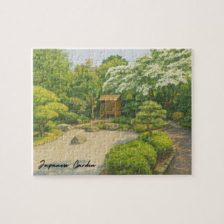 Japanse Garden Jigzaag Puzzle Legpuzzel