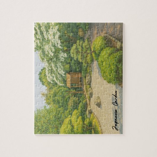 Japanse Garden Jigzaag Puzzle Legpuzzel (Verticaal)