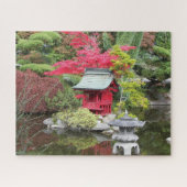 Japanse Garden Pond Scene Legpuzzel (Horizontaal)