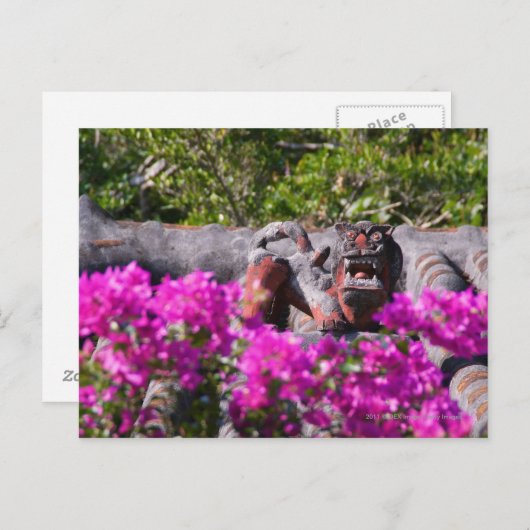 Japanse gargoyle briefkaart (Voorkant / Achterkant)