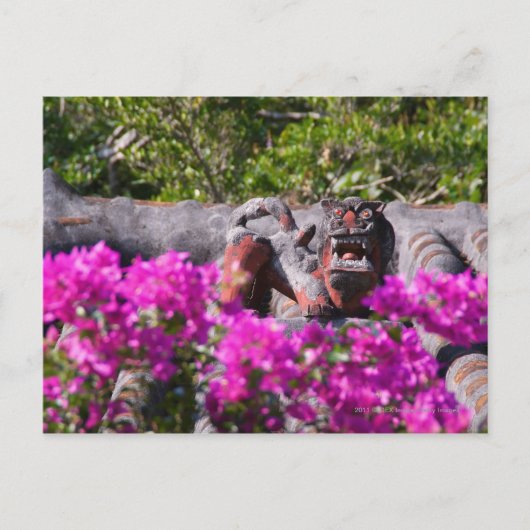 Japanse gargoyle briefkaart (Voorkant)