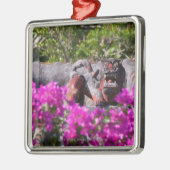 Japanse gargoyle metalen ornament (Links)