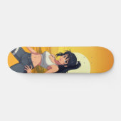 Japanse Geanimeerde Woestijn Persoonlijk Skateboard (Horizontaal)