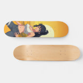 Japanse Geanimeerde Woestijn Persoonlijk Skateboard (Horizontaal)