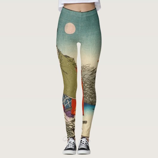 JAPANSE GEDRUKTE LEGGINGS (Voorkant)