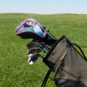 Japanse Geisha AI Creëer foto-realistische stijl Golfheadcover (Insitu)