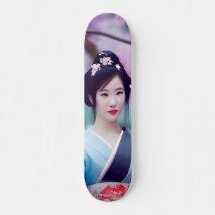 Japanse Geisha AI Creëer foto-realistische stijl Persoonlijk Skateboard