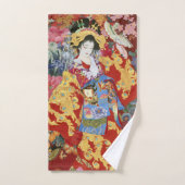 Japanse Geisha Art -   Bad Handdoek (Handdoek)
