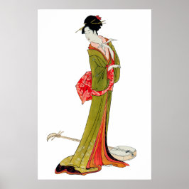 Japanse Geisha Asian Wall Art Poster