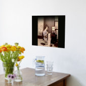 Japanse Geisha - Brievenschrijver Folie Afdrukken (Laag (Keuken))