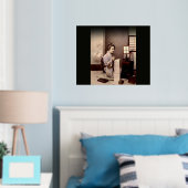 Japanse Geisha - Brievenschrijver Folie Afdrukken (Insitu (Slaapkamer))