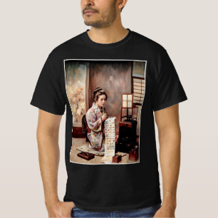 Japanse Geisha - Brievenschrijver T-shirt