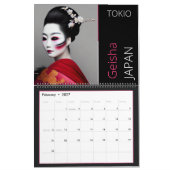 Japanse Geisha Calendar Kalender (Feb 2027)