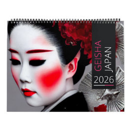 Japanse Geisha Calendar Kalender
