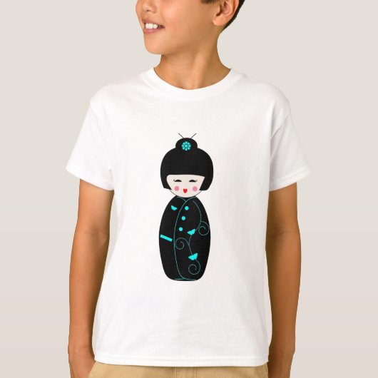 Japanse Geisha Doll T-shirt (Voorkant)