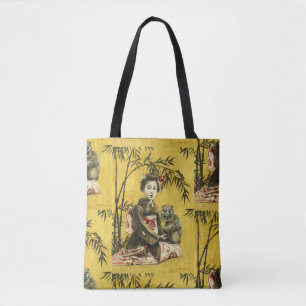  Japanse Geisha en Demon Canvas tas