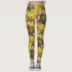  Japanse Geisha- en Demon-Leggings Leggings