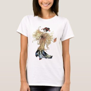 Japanse Geisha Flower Fairy art T-shirt