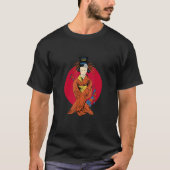 Japanse Geisha Girl Doll T-shirt (Voorkant)