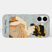  Japanse Geisha Girl Entertainer in Kimono Case-Mate iPhone Case (Achterkant (horizontaal))