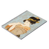  Japanse Geisha Girl Entertainer in Kimono Notitieboek (Linkerzijde)