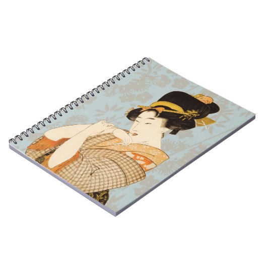  Japanse Geisha Girl Entertainer in Kimono Notitieboek (Linkerzijde)