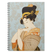  Japanse Geisha Girl Entertainer in Kimono Notitieboek (Voorkant)
