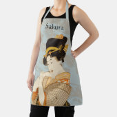  Japanse Geisha Girl Entertainer in Kimono Schort (Insitu)