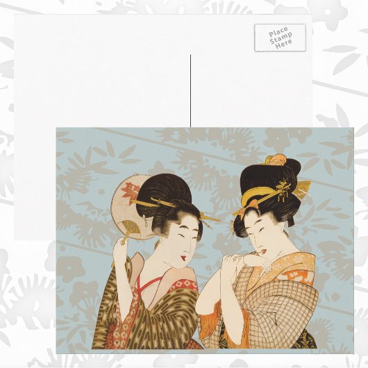  Japanse Geisha Girls in Kimonos Briefkaart